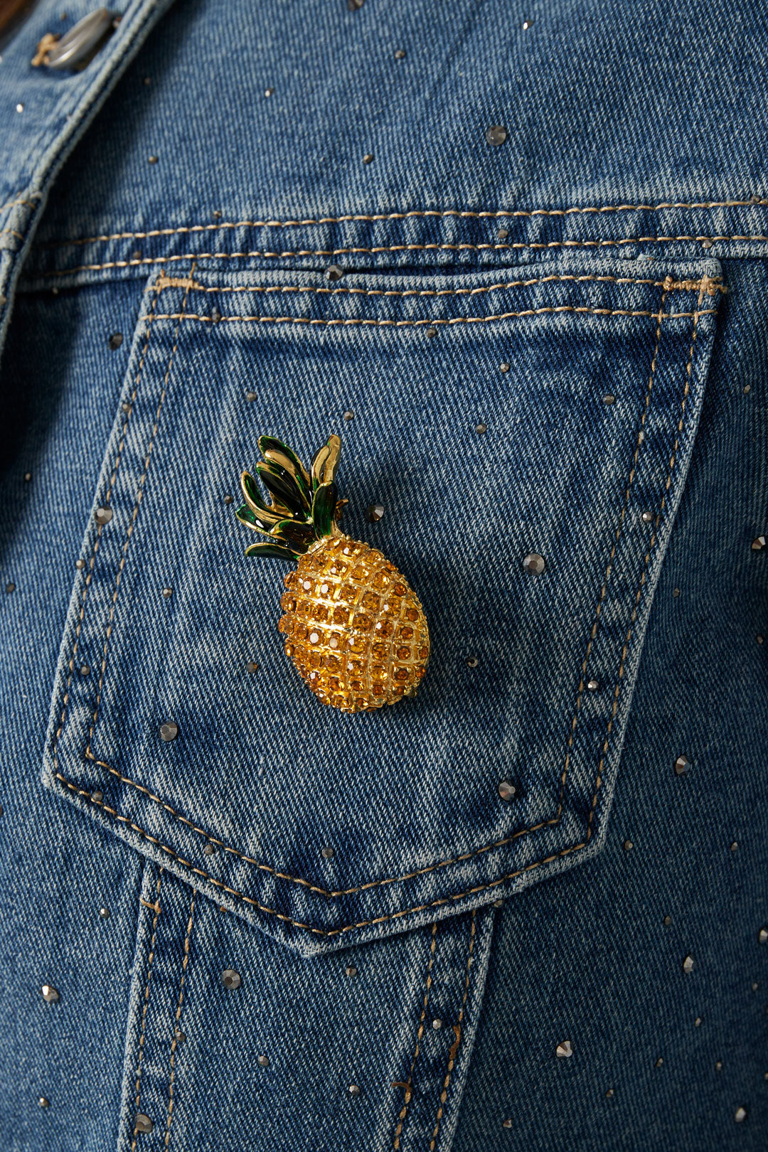 Broche ananas