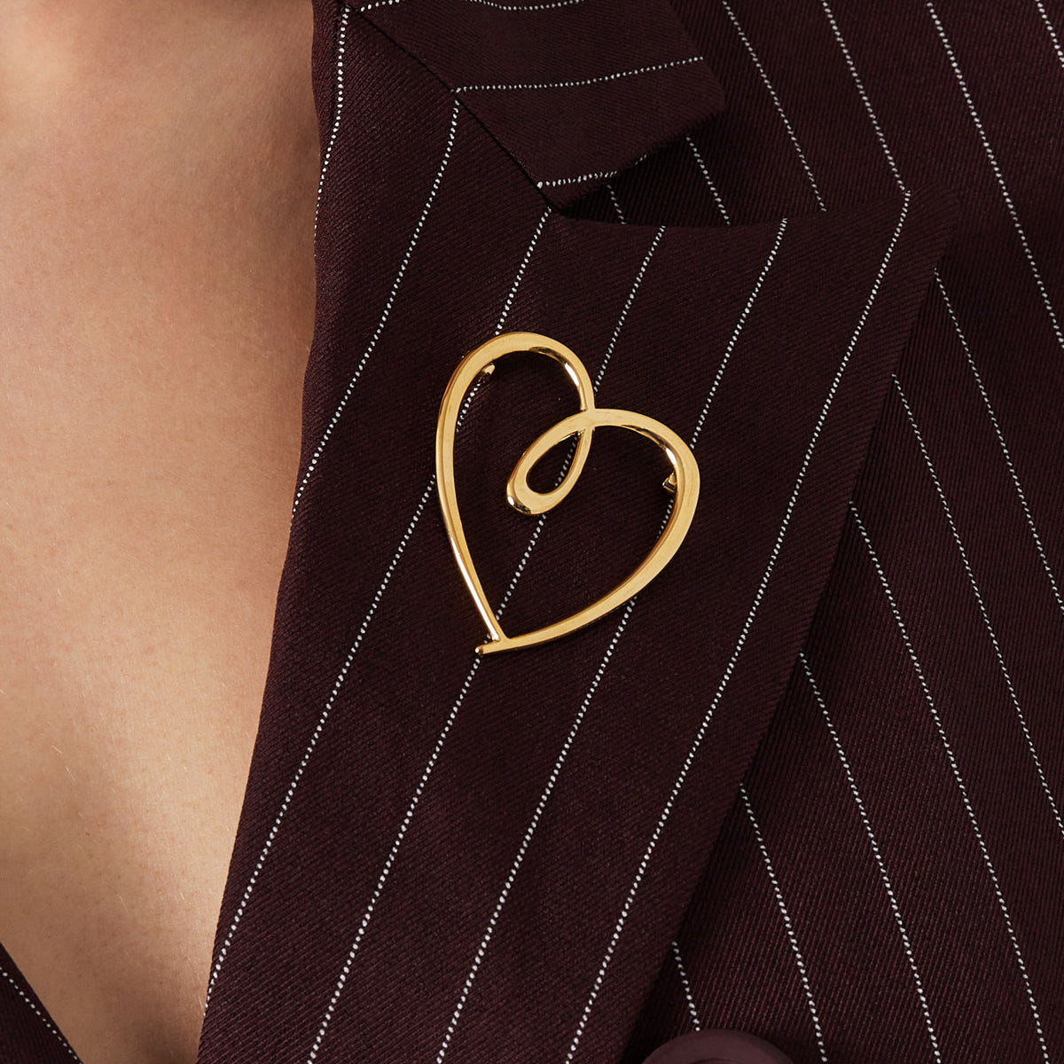 Broche met hartje