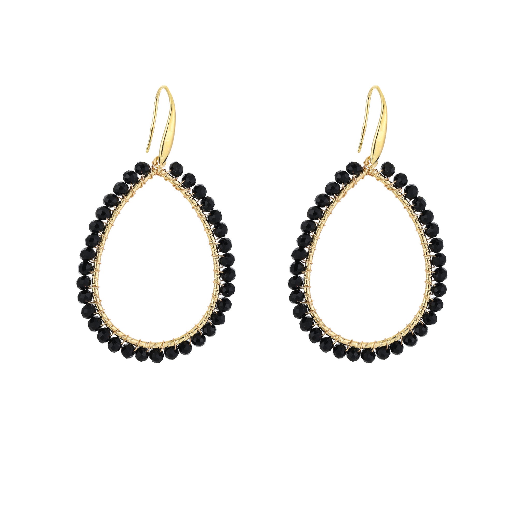 Druppel oorbellen kralen