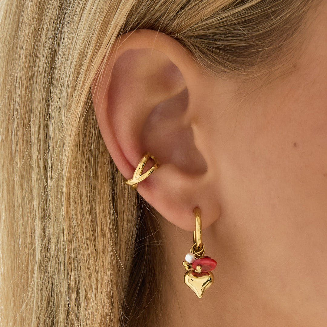 Ear cuff gekruisd