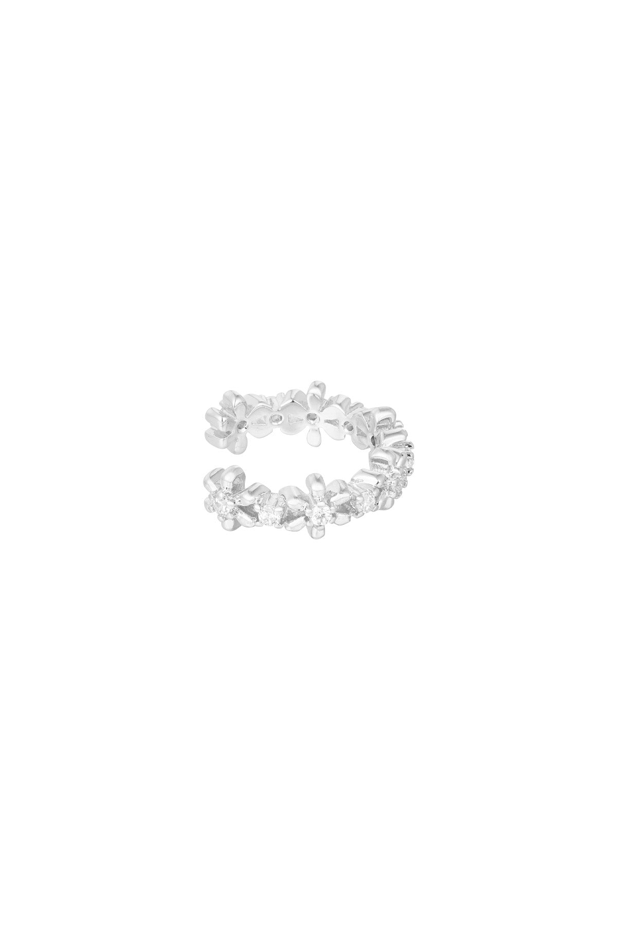 Ear cuff met bloemetjes