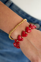 Hartjes kralen armband