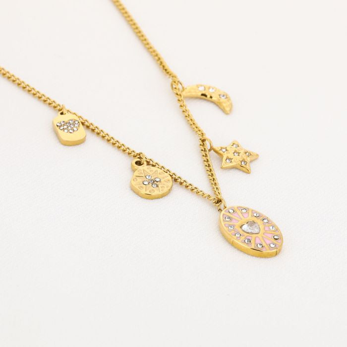 Ketting met verschillende bedels