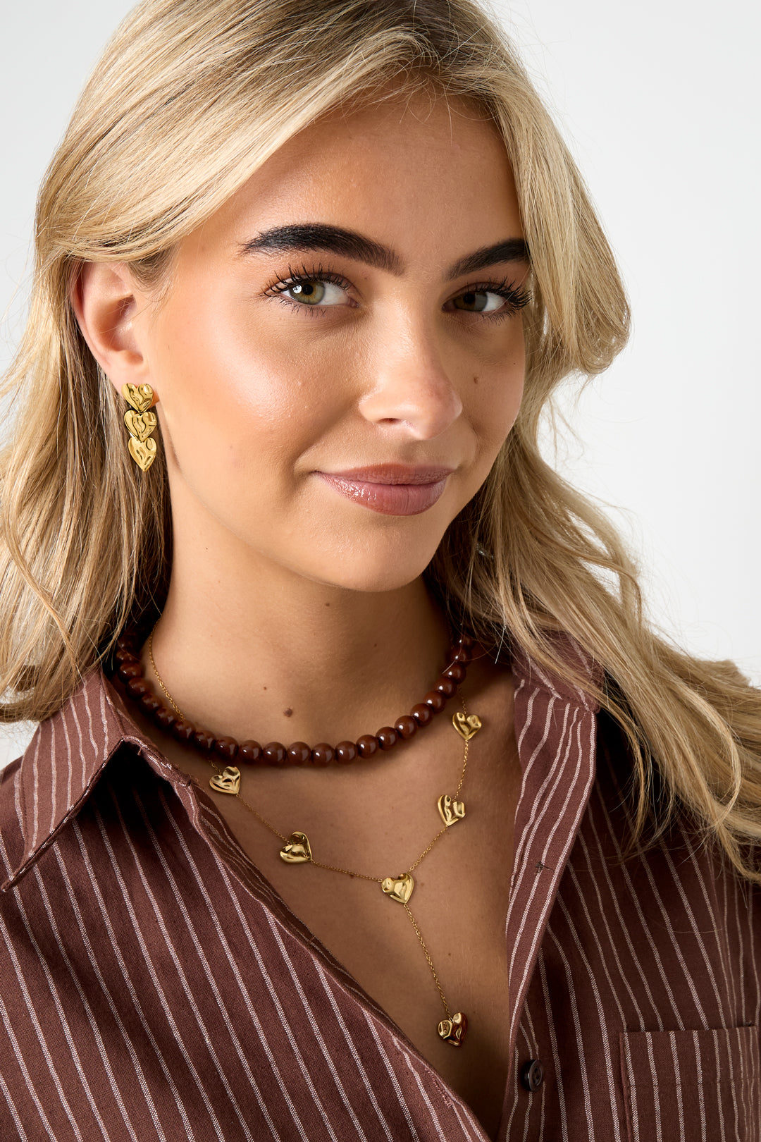 Lange ketting hartjes