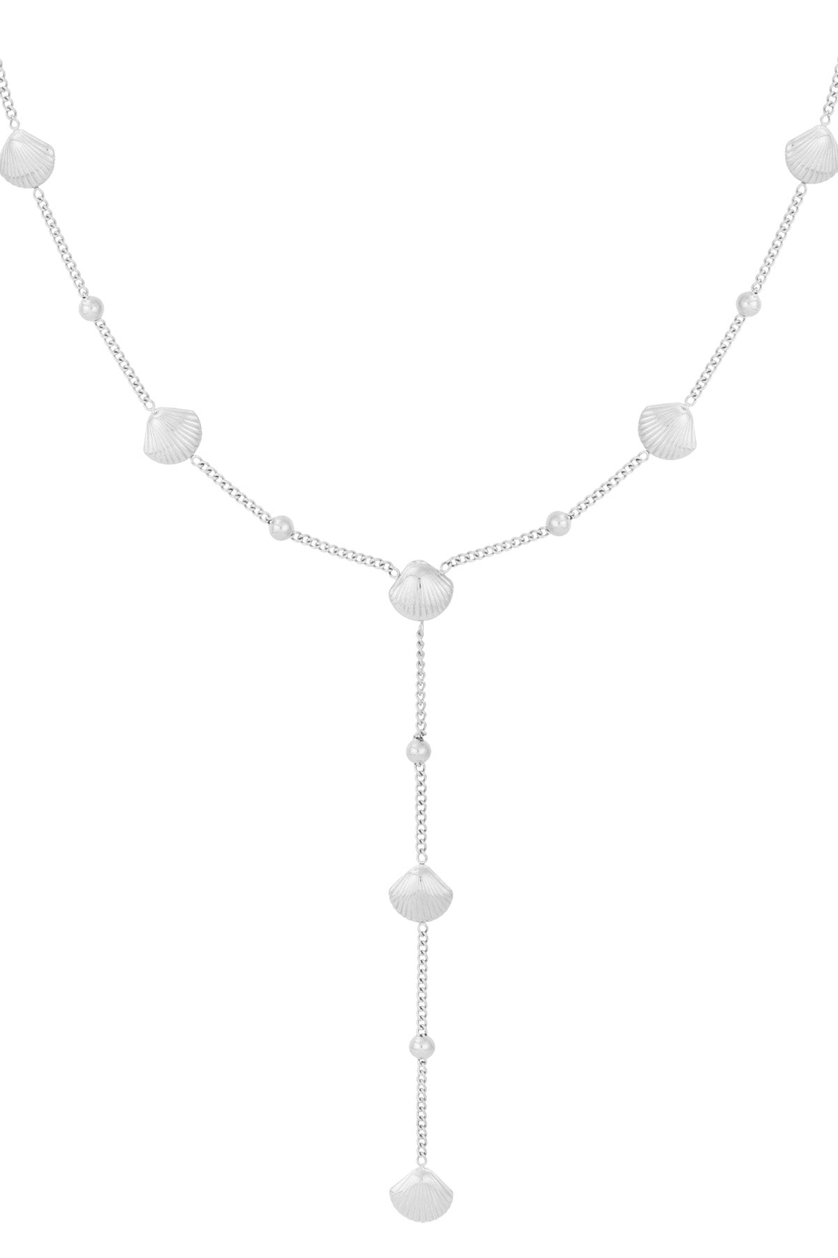 Lange ketting met schelpjes
