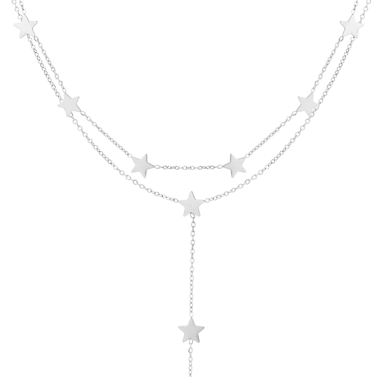 Lange ketting met sterretjes