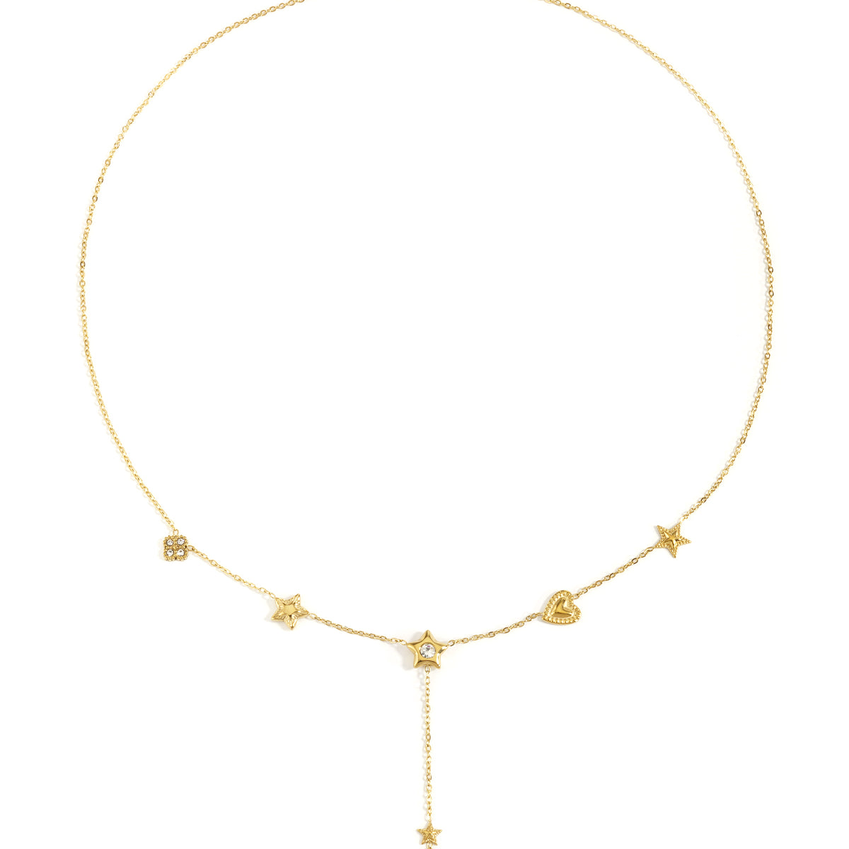 Lange ketting verschillende figuurtjes