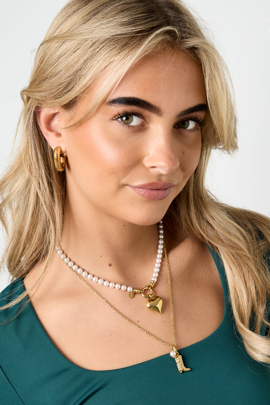 Minimalistische ketting cowboy boot