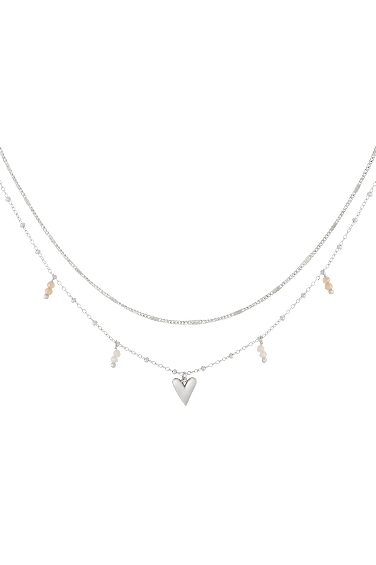 Minimalistische ketting met hartje