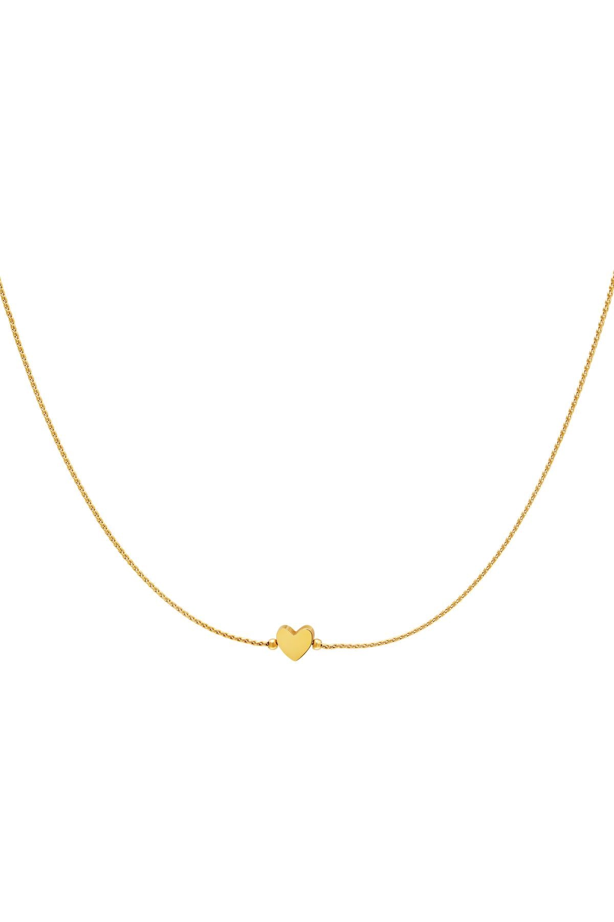 Minimalistische ketting met hartje