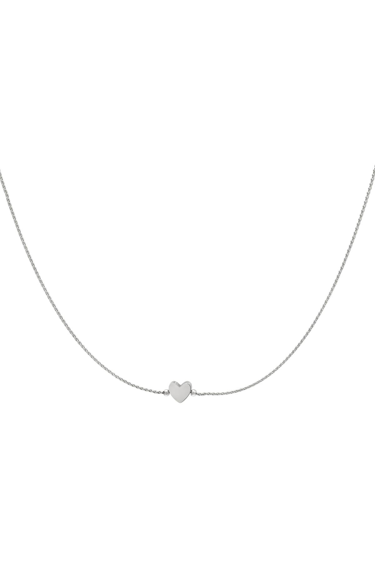 Minimalistische ketting met hartje