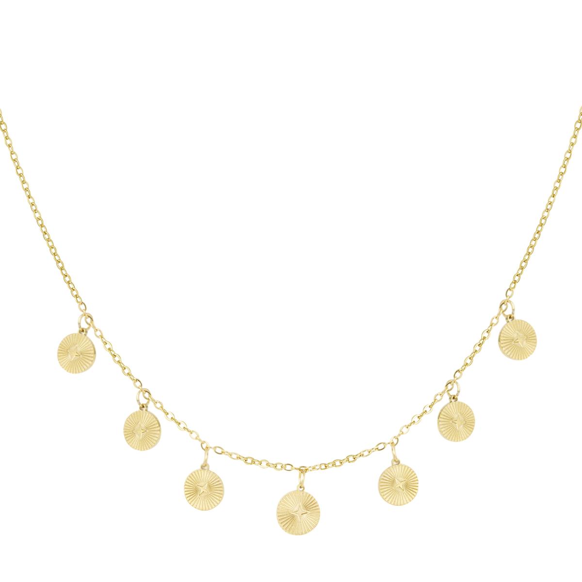 Minimalistische ketting met muntjes