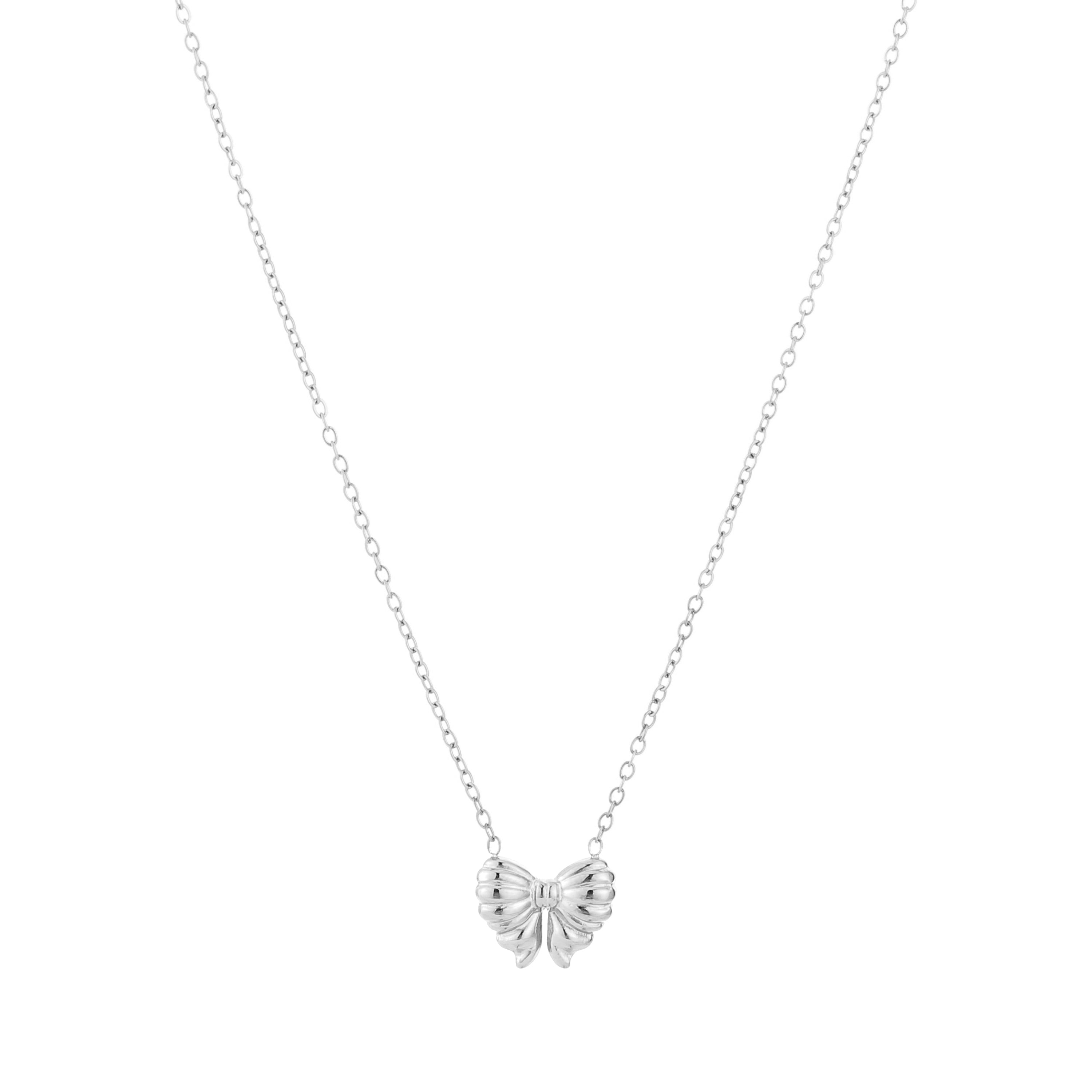 Minimalistische ketting met strik