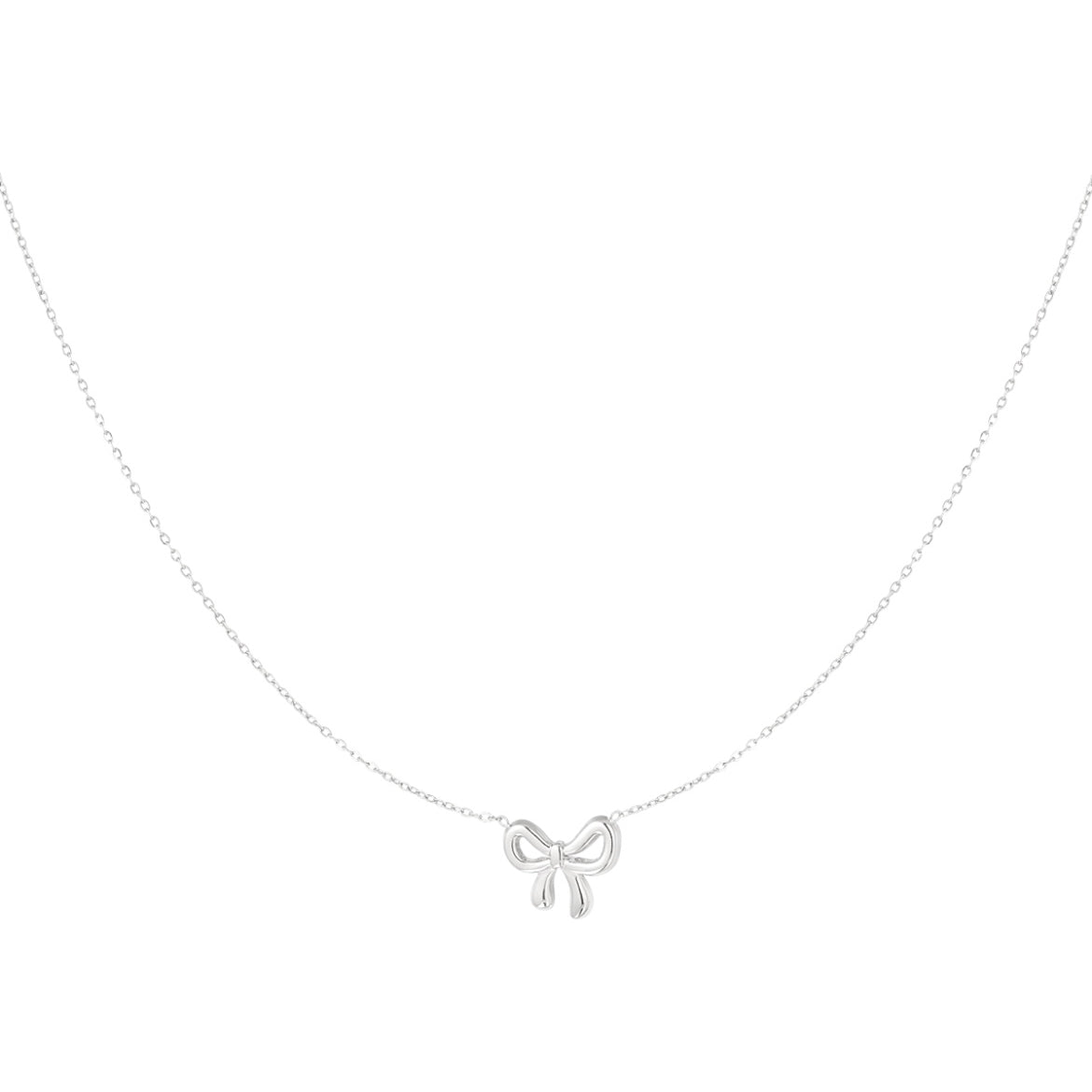 Minimalistische ketting strikje