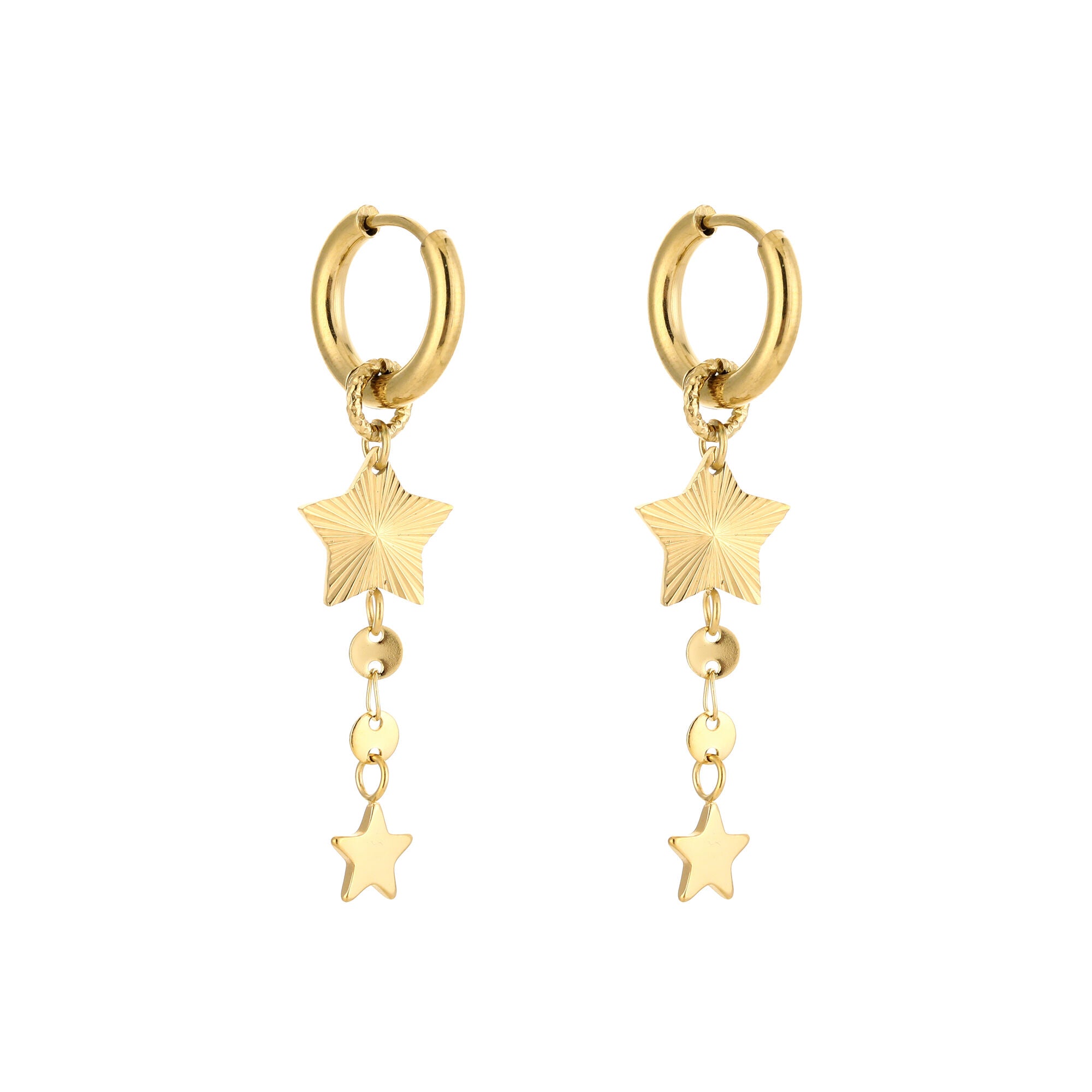 Minimalistische oorbellen ster