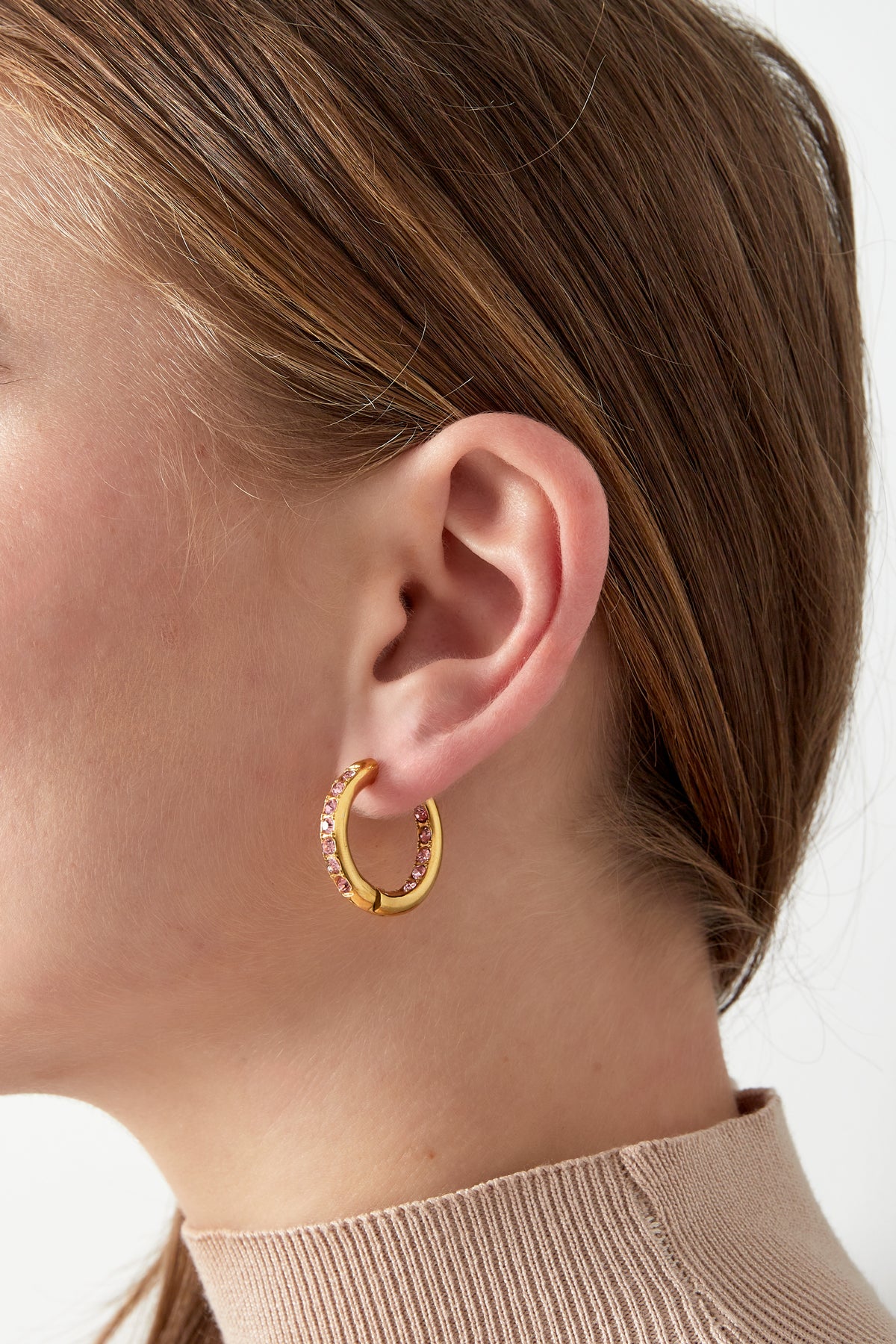 Oorringen met steentjes