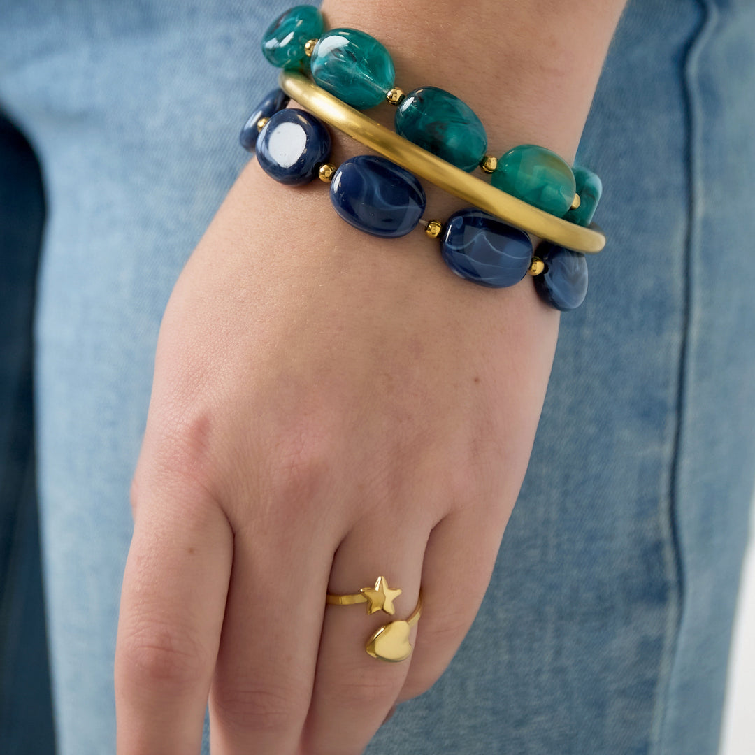 Ovale kralen armband