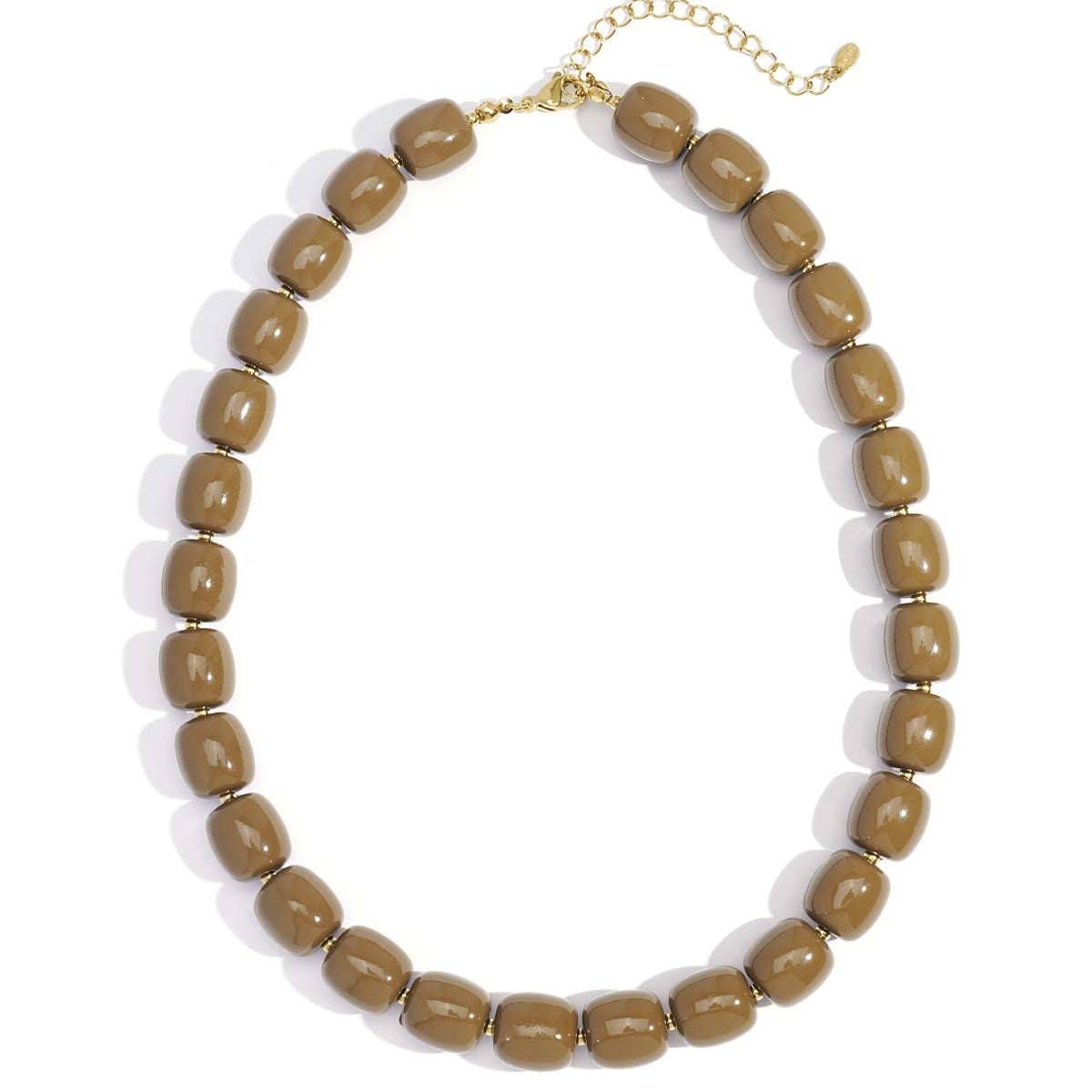 Ovale kralen ketting