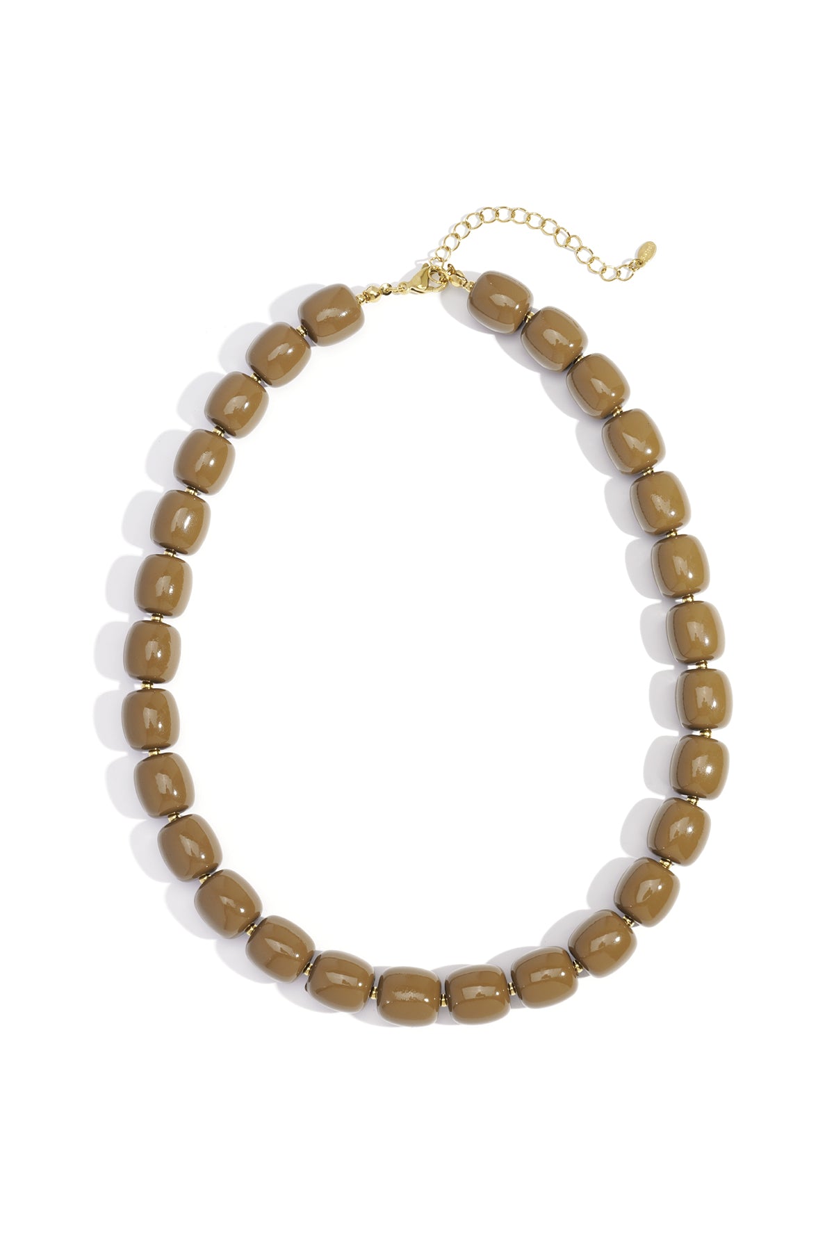 Ovale kralen ketting