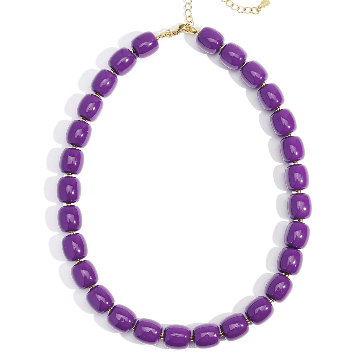 Ovale kralen ketting