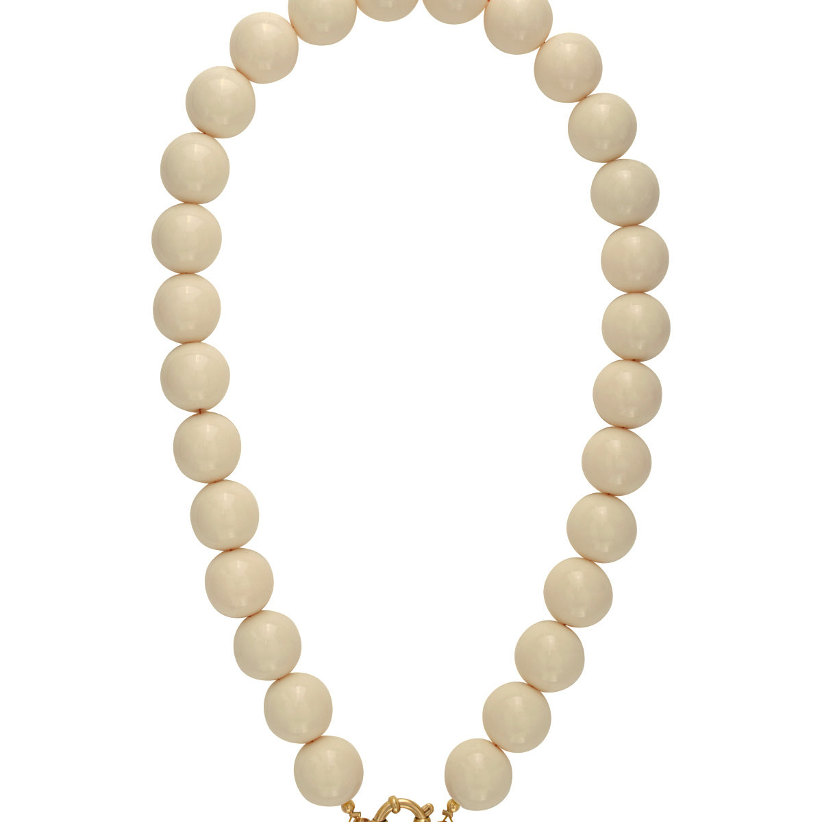 Statement kralenketting ronde kralen