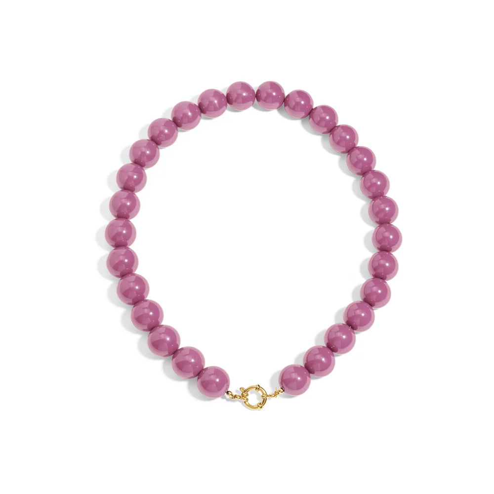 Statement kralenketting ronde kralen