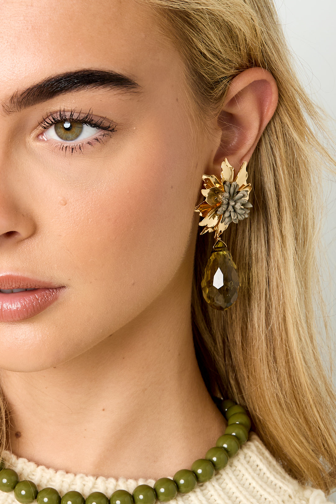 Statement oorbellen druppel