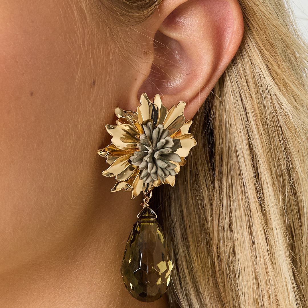 Statement oorbellen druppel