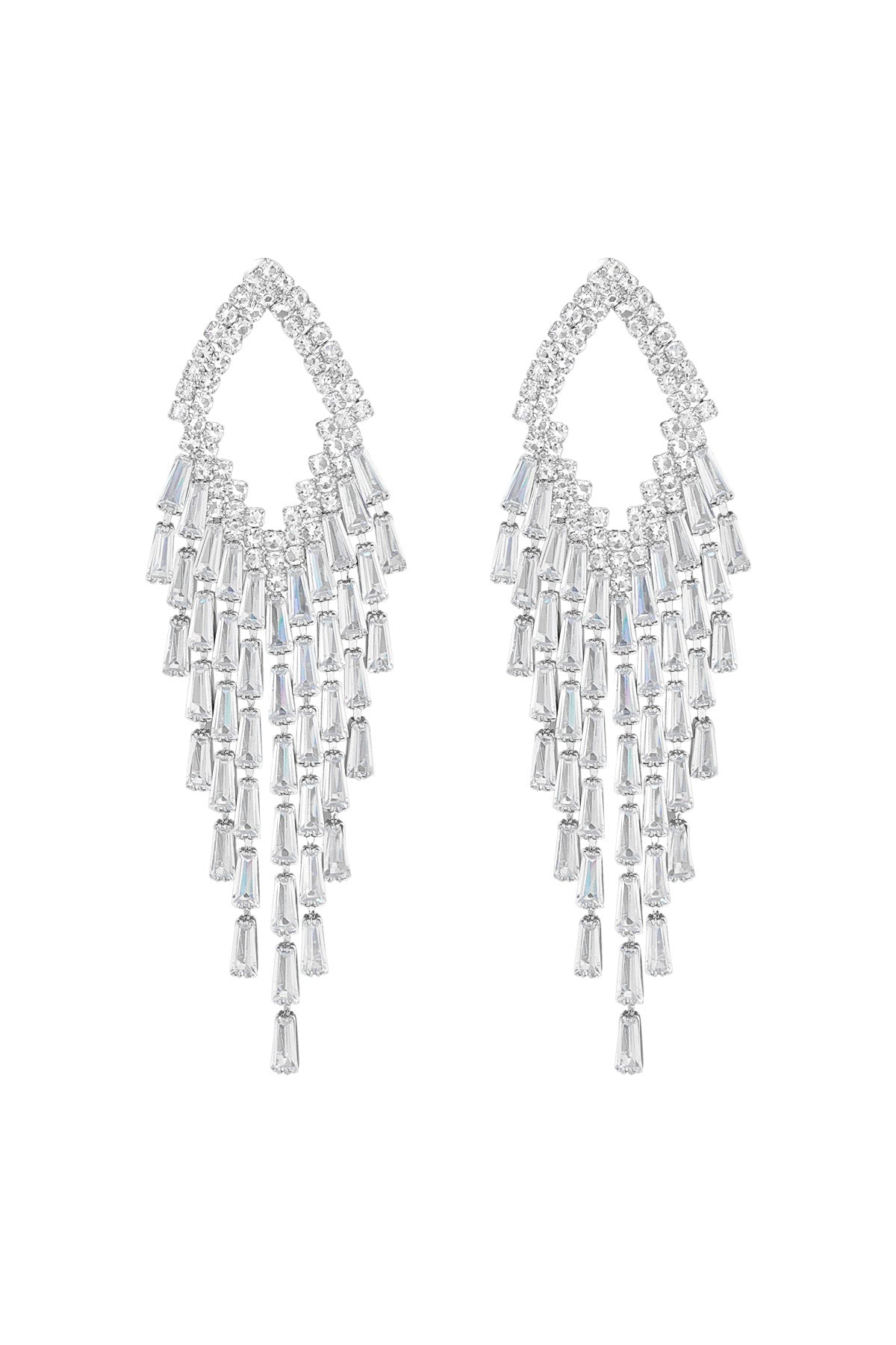 Statement oorbellen met steentjes