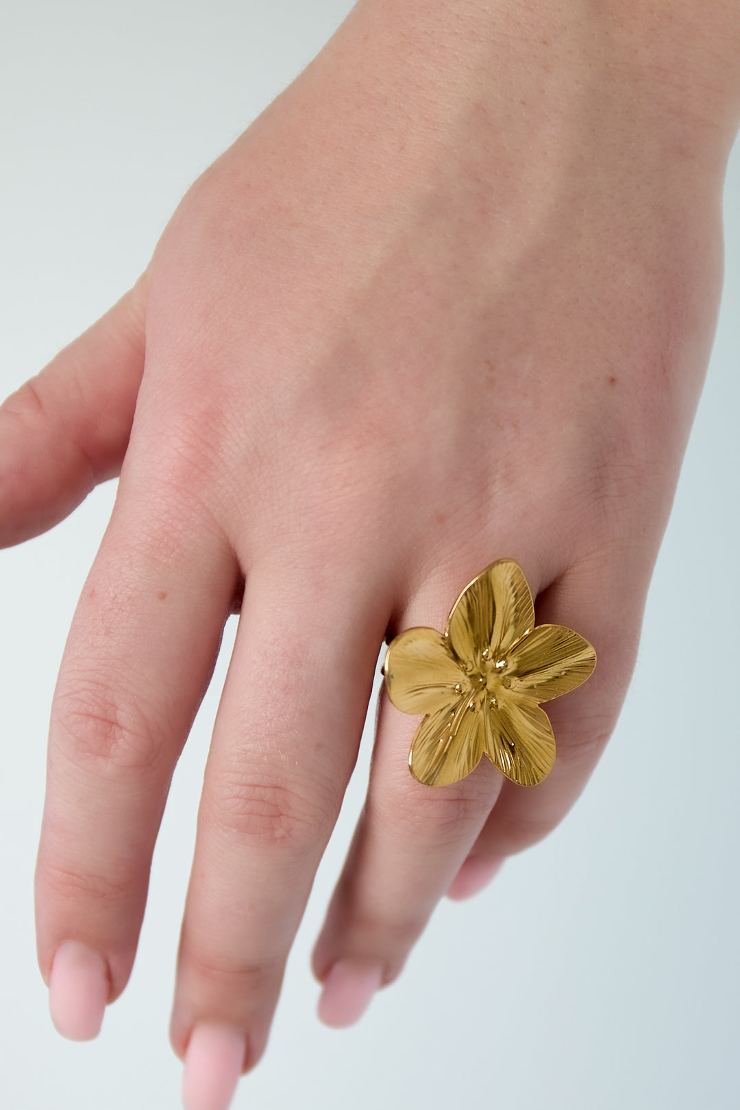 Statement ring bloem