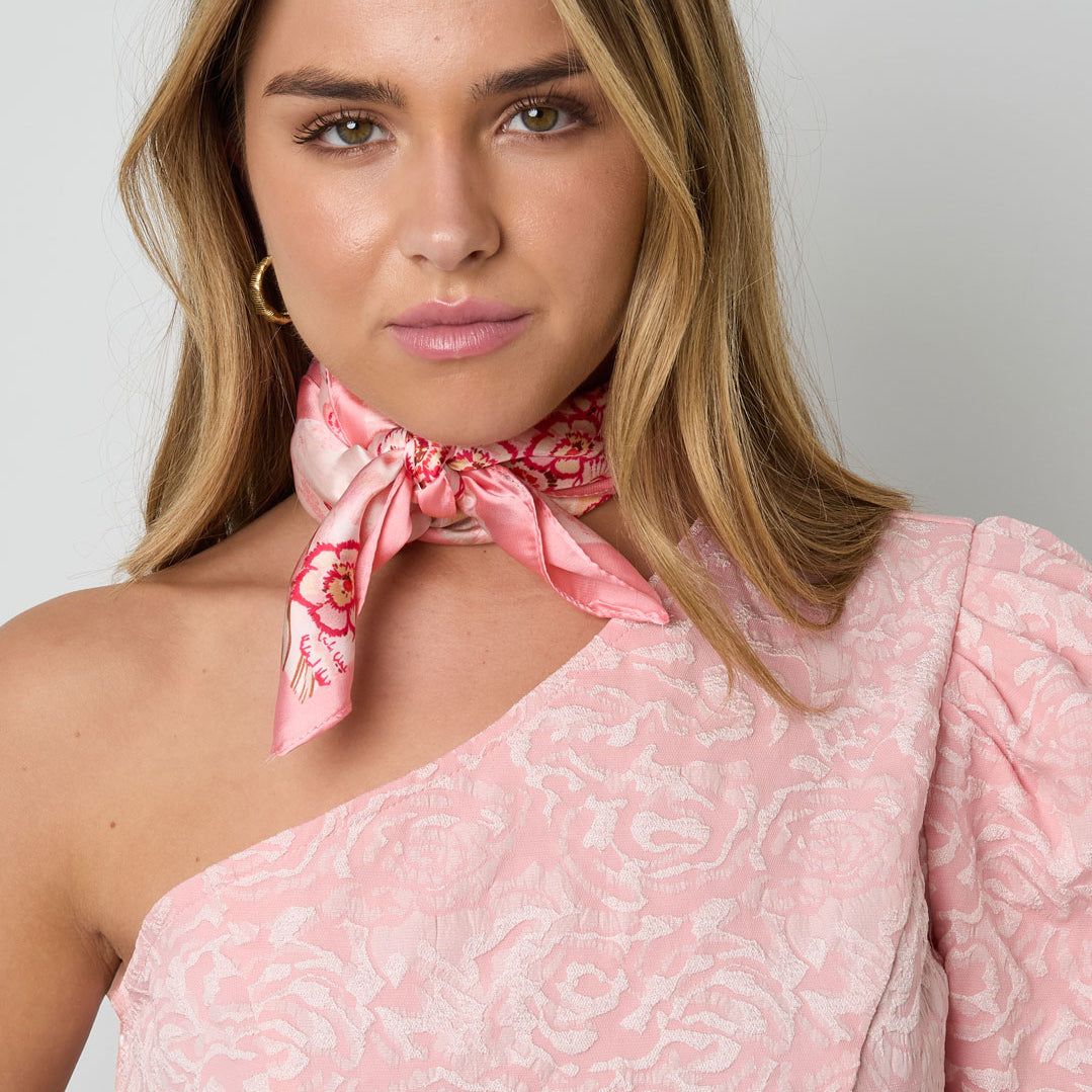 Zomer sjaaltje bloemenprint