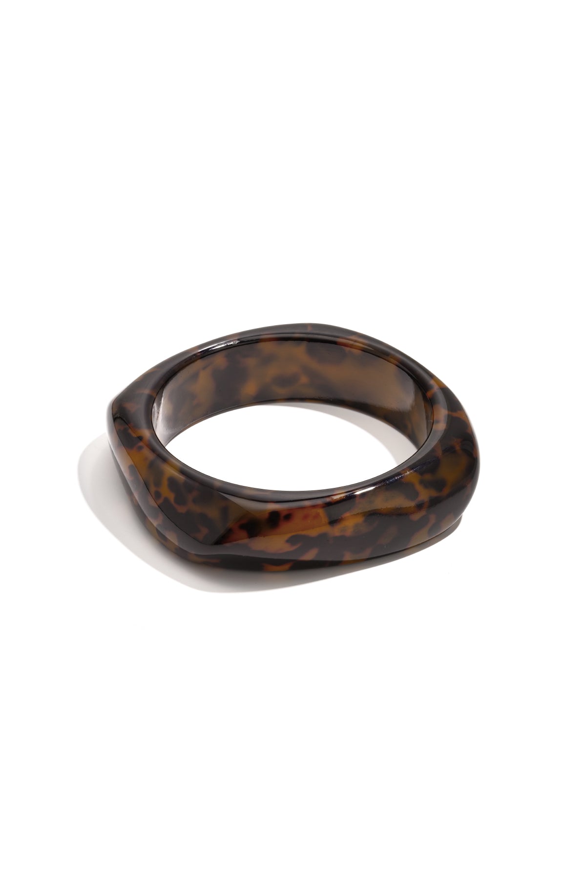 Bangle acryl met luipaard print