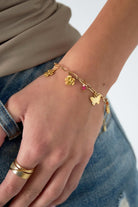 Bedelarmband zomerse bedels