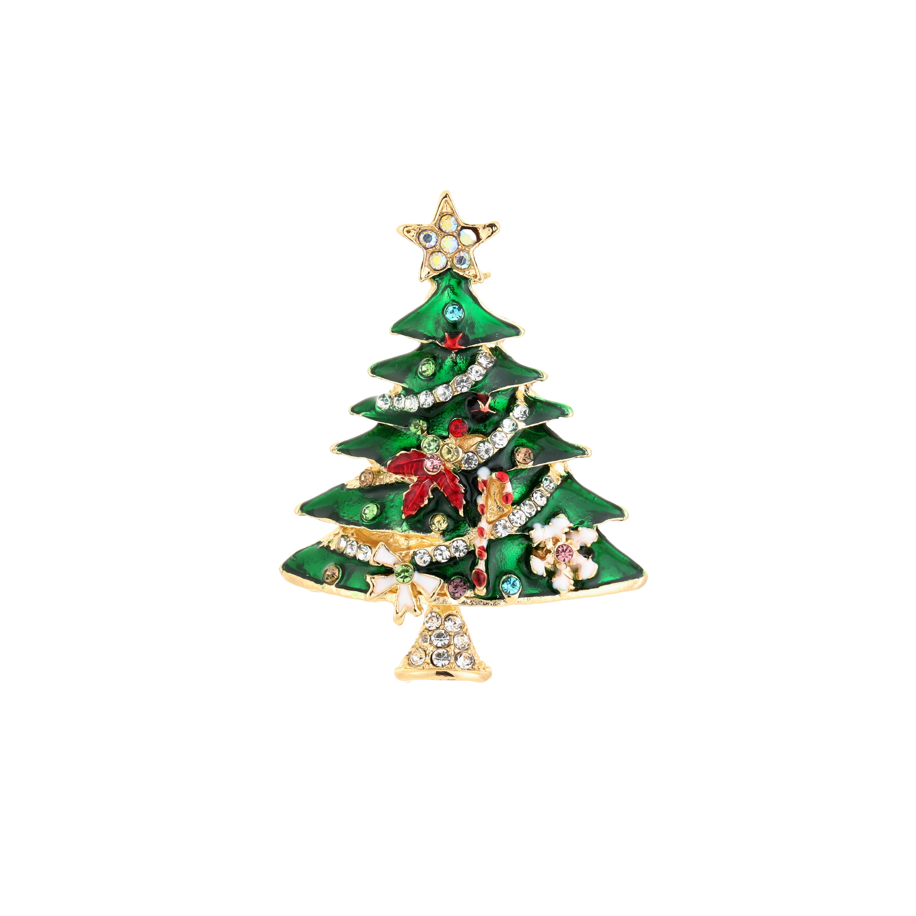 Broche kerstboom
