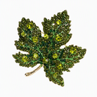 Herfst broche met blad
