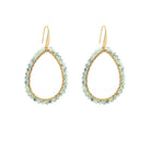 Druppel oorbellen kralen