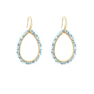 Druppel oorbellen kralen