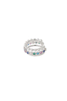 Ear cuff gekleurde steentjes