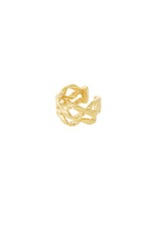 Ear cuff golvend