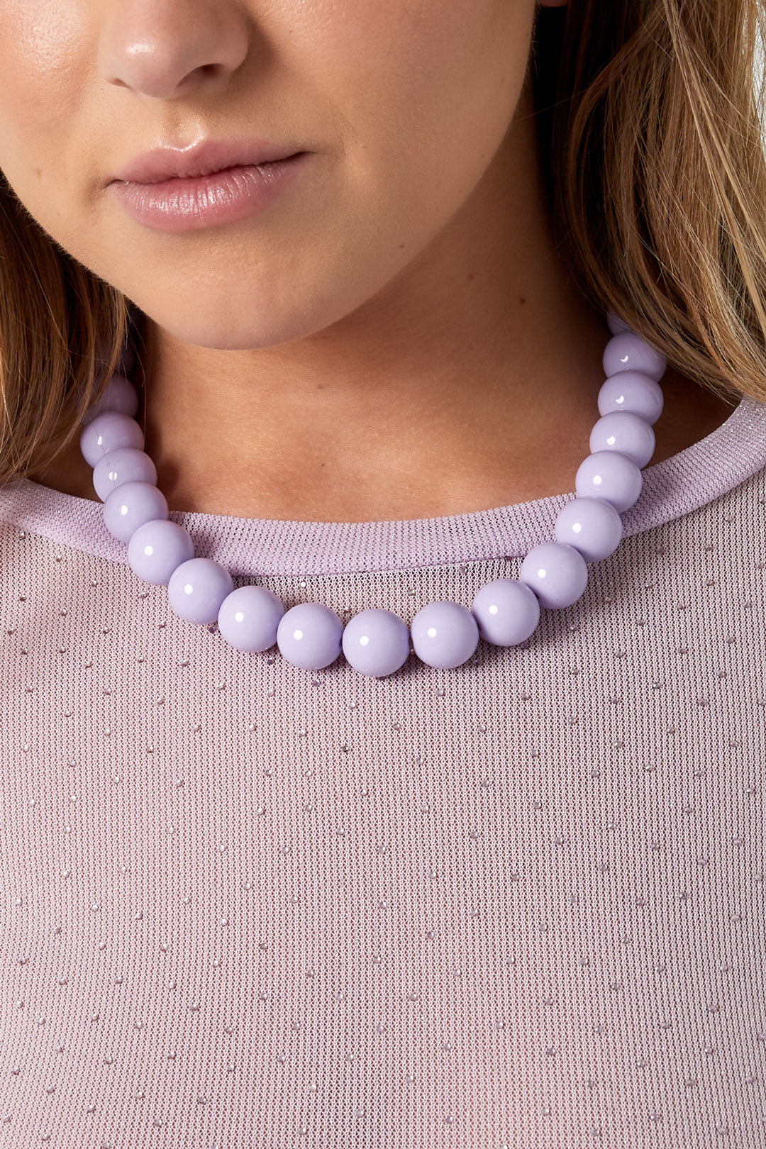 Gekleurde kralen ketting