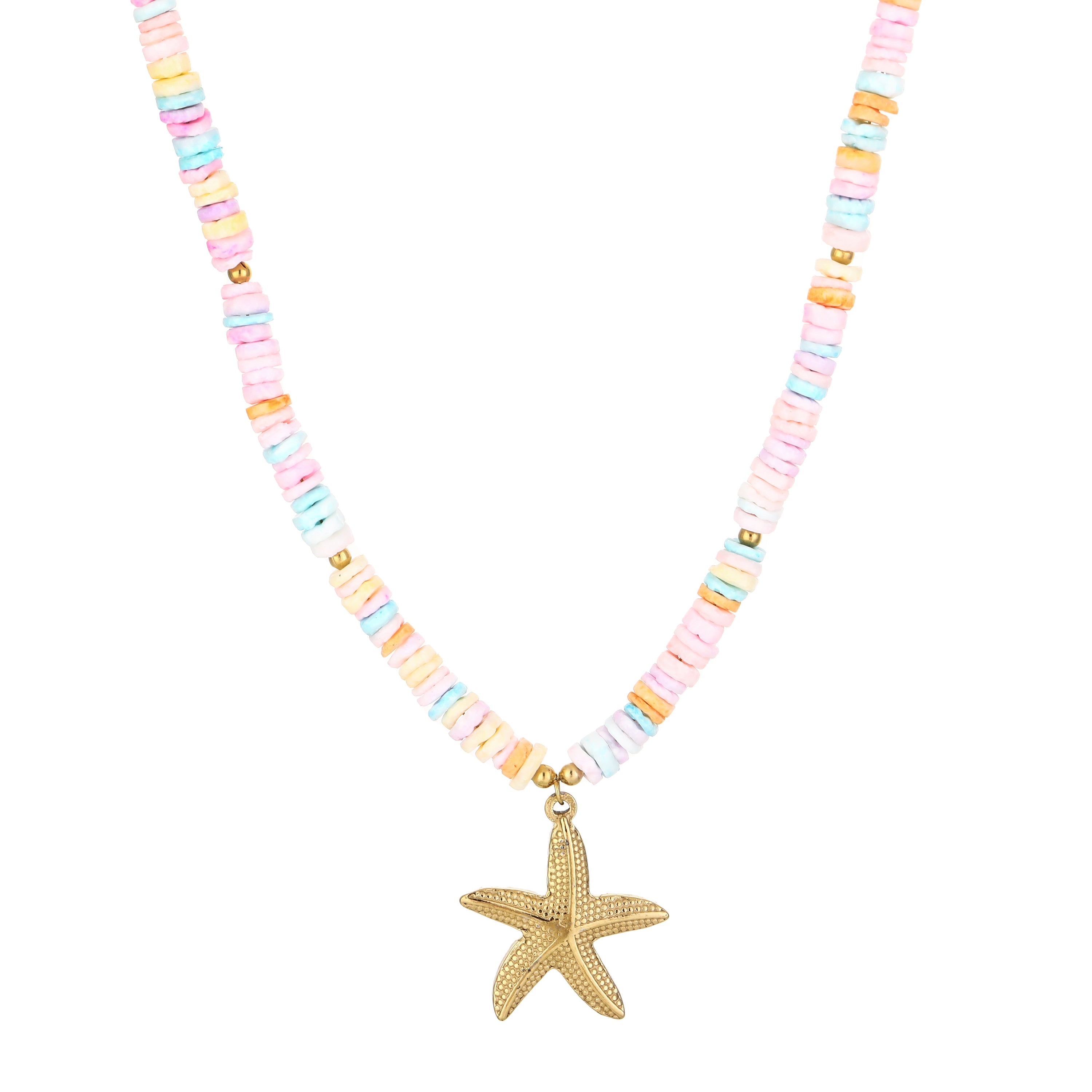 Ketting kralen en zeester