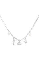 Ketting met bedels met zee bedels