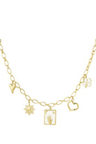 Ketting met bedels goud