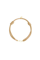 Koord armband tulp