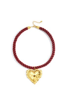 Koord ketting hart