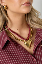 Koord ketting hart