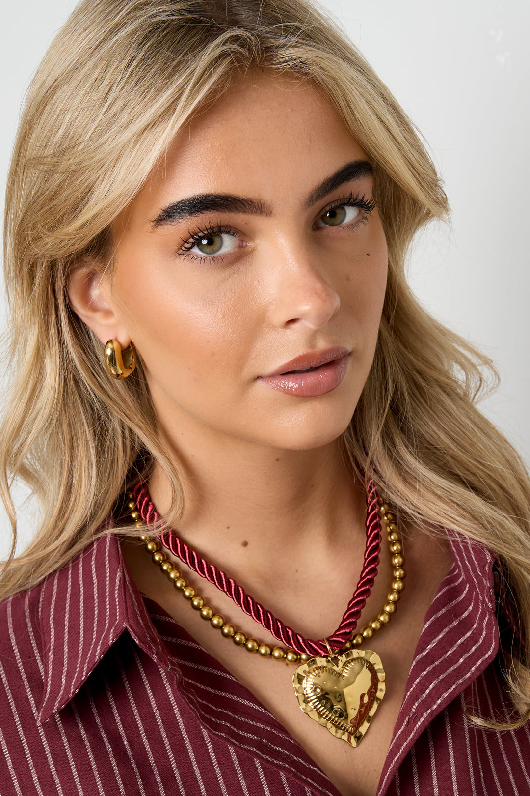 Koord ketting hart