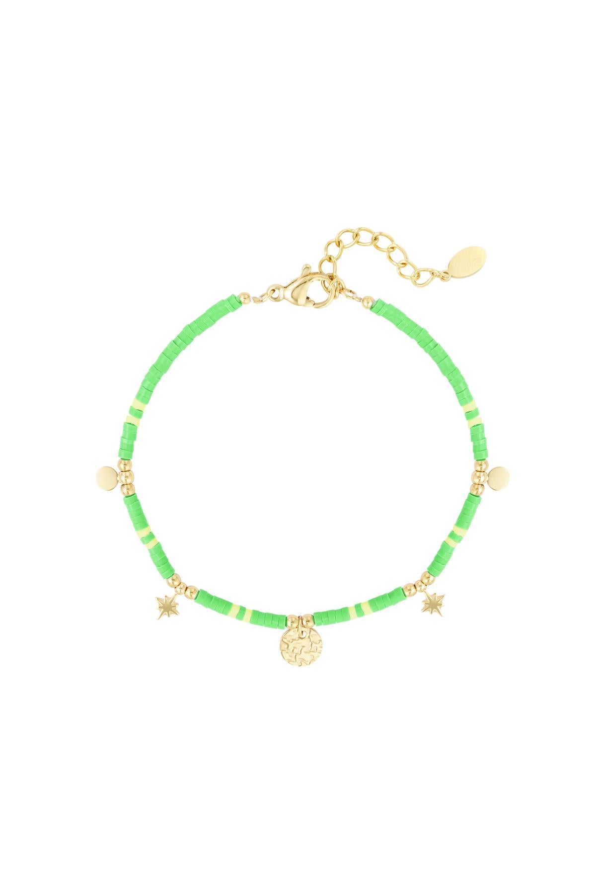 Kralen armband met bedeltjes