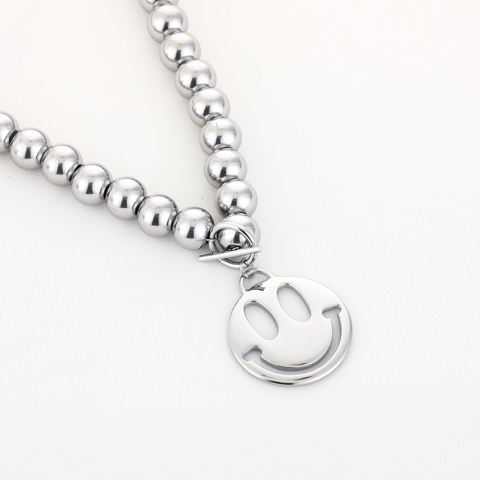 Kralen ketting smiley