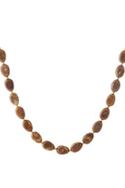 Bruine kralenketting